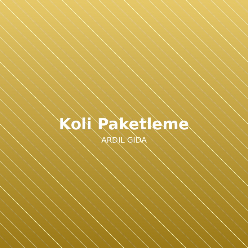 Koli Paketleme