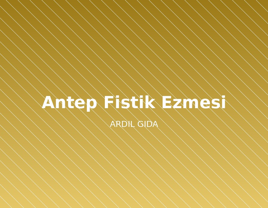 Antep Fıstık Ezmesi
