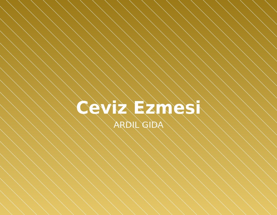 Şekerli Ceviz Ezmesi