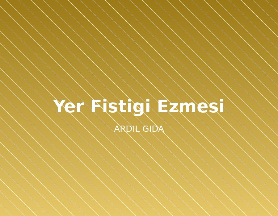 Şekerli Yer Fıstığı Ezmesi