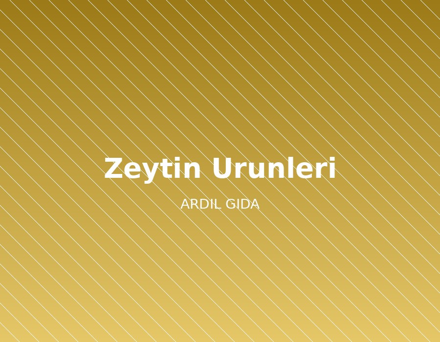 Zeytin Ezmesi ve Zeytin Tane